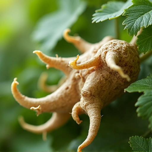 Ashwagandha root and leaves