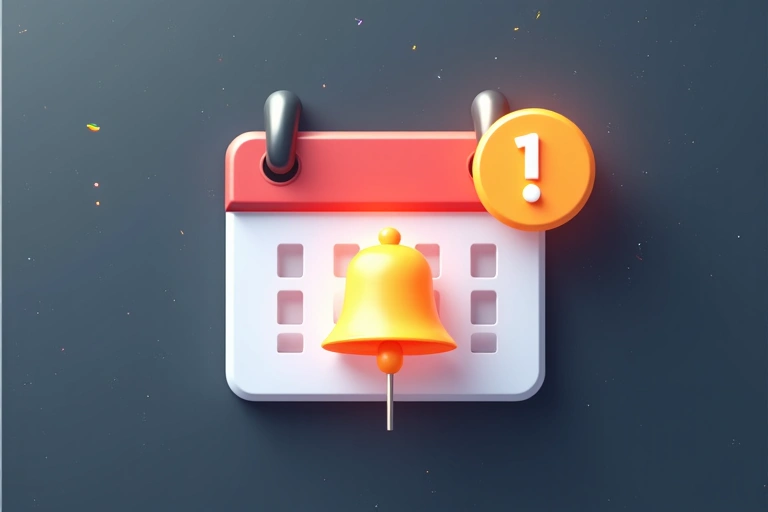 Image of a calendar with a notification icon, symbolizing policy updates.